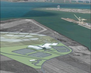 Aerial site map - VA project Alameda Point